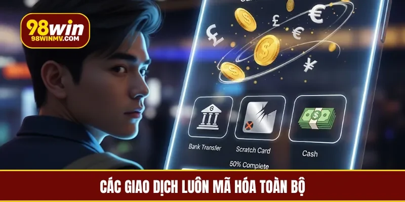 Các giao dịch luôn mã hóa toàn bộ